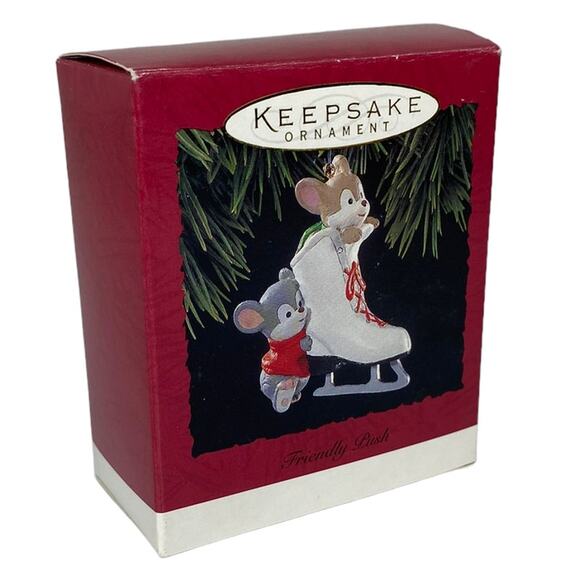 Vintage Hallmark Friendly Push Ornament - Picture 2 of 8